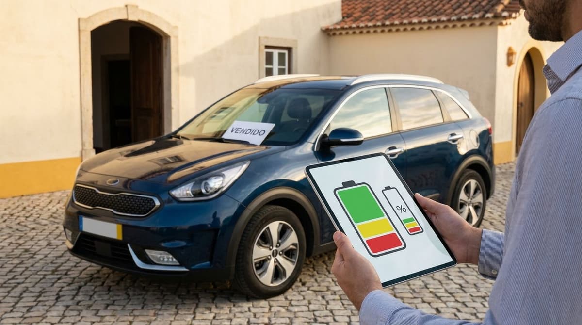 SOH da bateria a influenciar o preço de venda de um carro elétrico