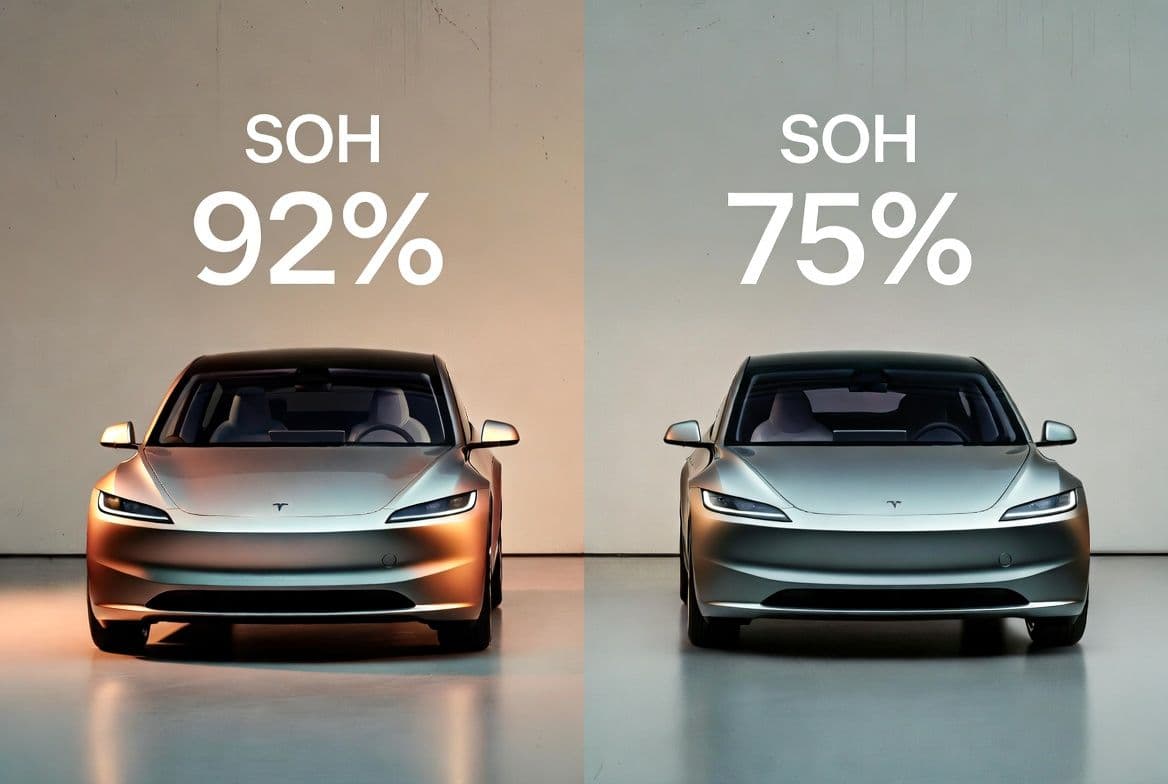O SOH da bateria influencia o preço de venda de um carro elétrico?