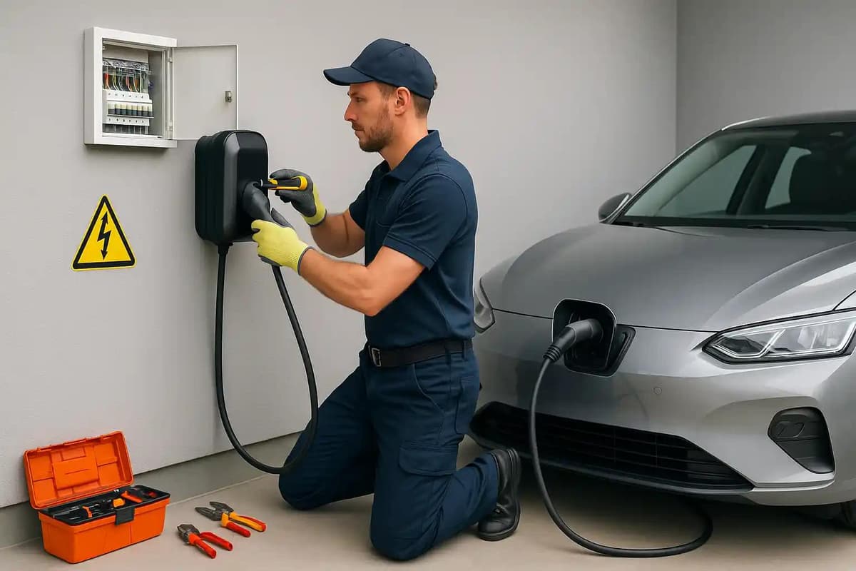 Como instalar um carregador elétrico em casa