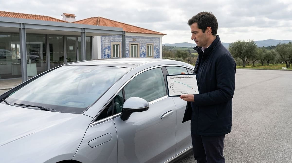 Análise de relatórios de degradação de bateria Tesla