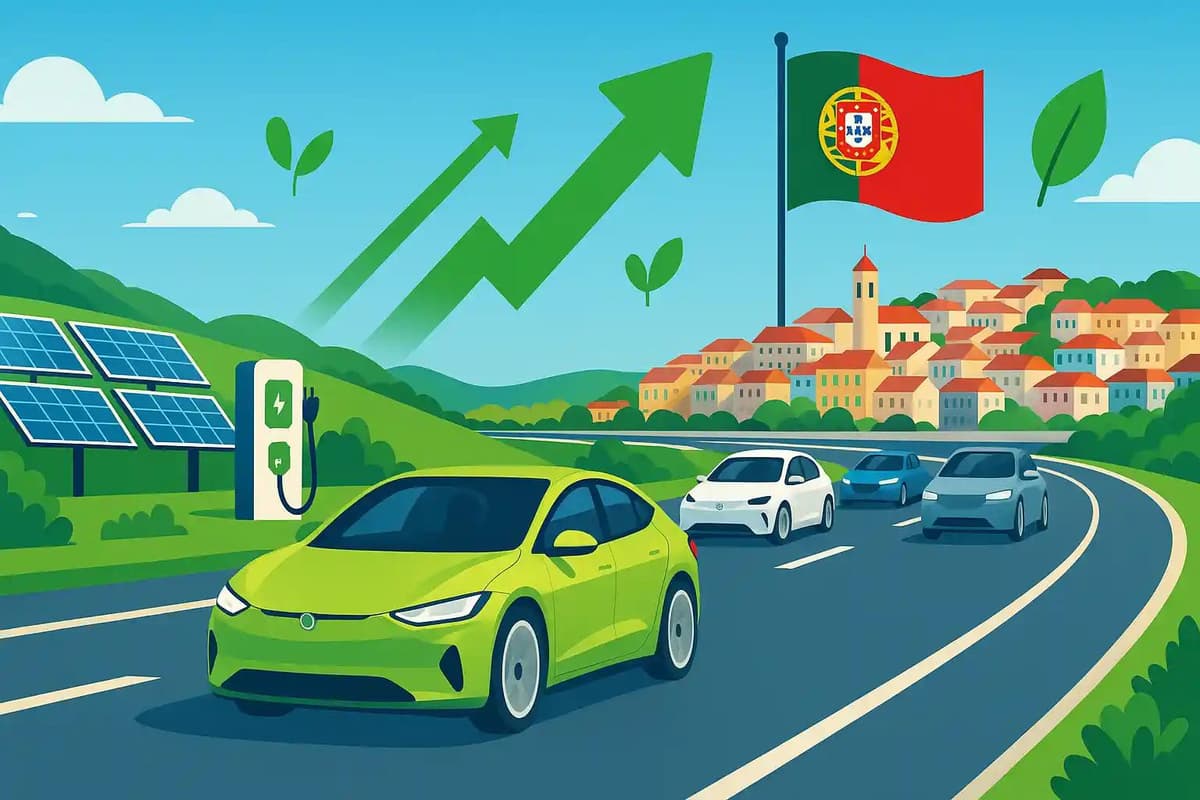 Portugal lidera crescimento de carros elétricos
