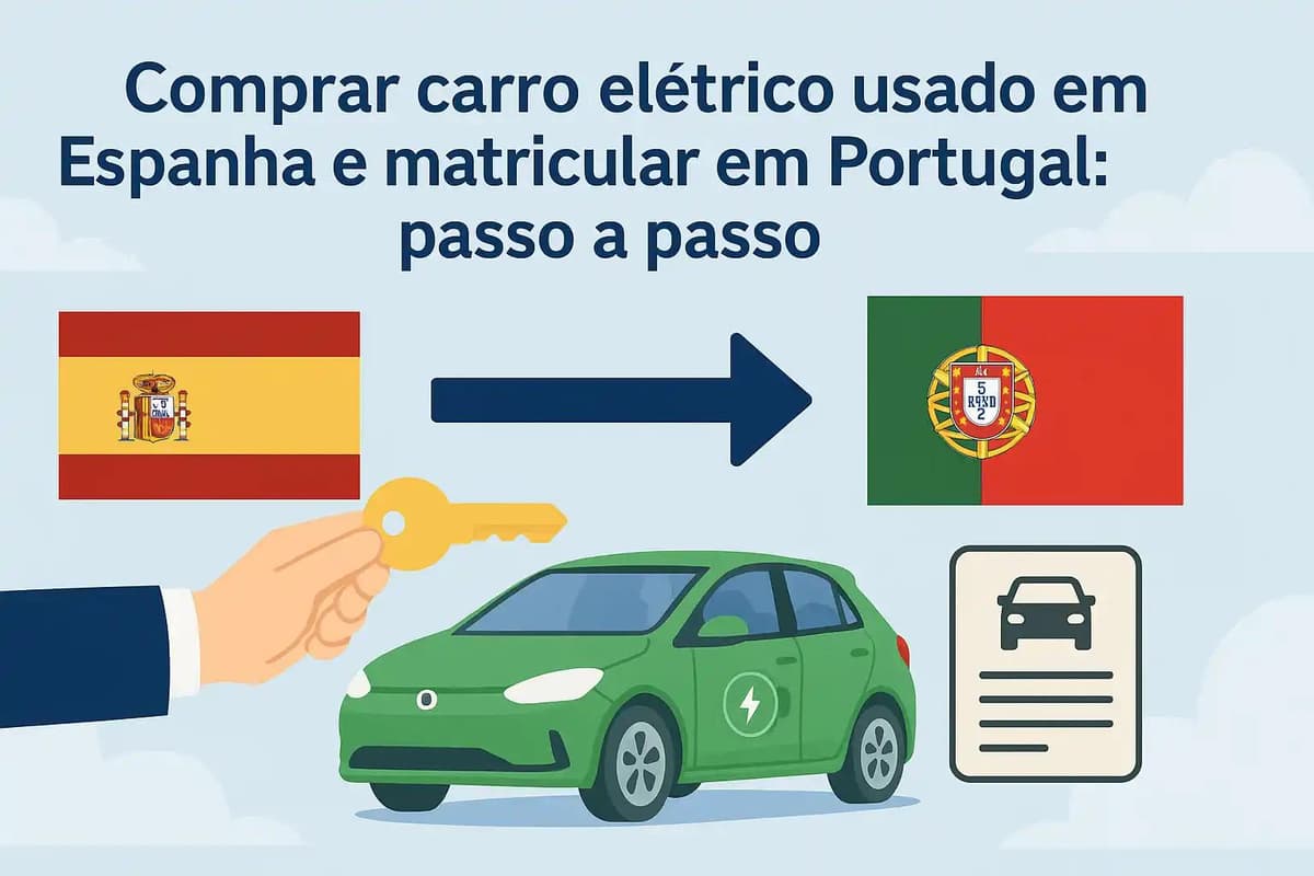 Importar carro elétrico de Espanha